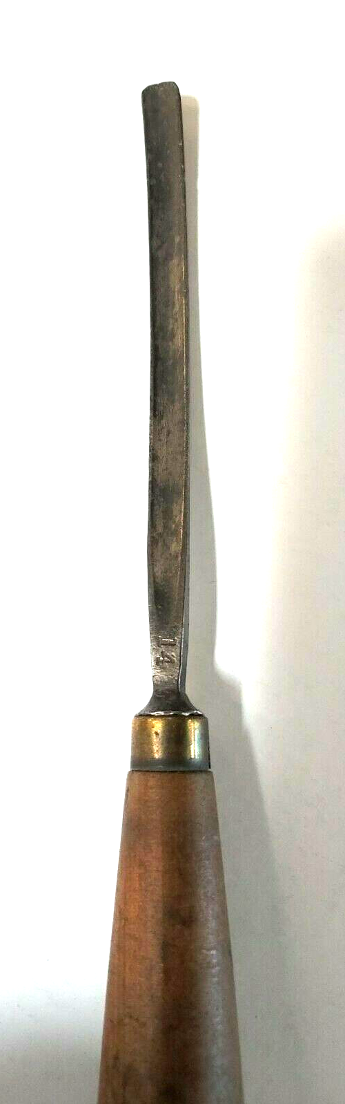 Vintage Carving Chisels 4pcs. Assorted 9/64" x 6-3/4" Strt., England & 3 Curved