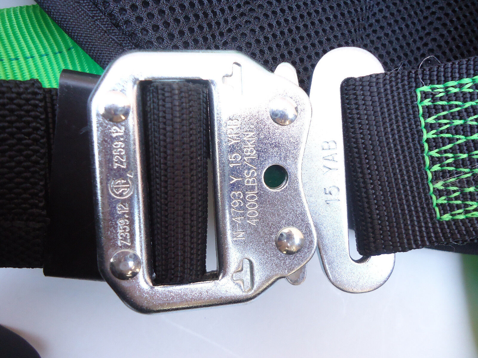 New Miller Revolution Safety Harness, Model RPY-QC-BDP/S/MGN, Removable Belt.