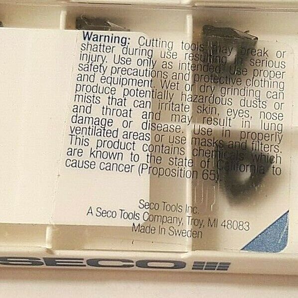 SECO XNEX040304TR-M08 ,MP1500, A15 - SQUARE 6 CARBIDE/CERMET INSERTS, 10 PCS NEW