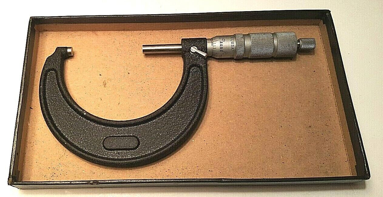 LOT OF 2 Central Tool Co. Micrometers # 22RL # 32RL,Spindle Lock, Friction Stop