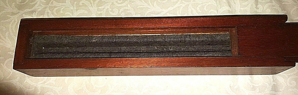 Unique 9" Flat Rectangular Parallel with 2 Clamps, Precision Tool  , Wooden Case