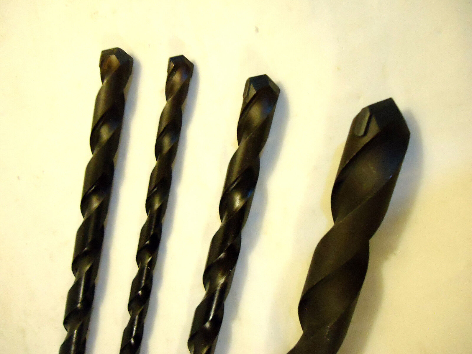 Rotary Hammer Drill Bits, 4 Pieces, 1 Lot, Made in Germany by Steinmax.
