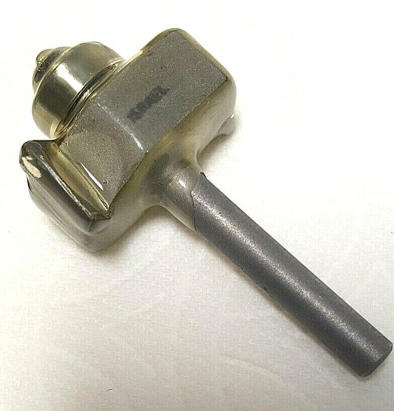 B&D Router Bit, 3/8" Rabbeting Bit, Carbide,1/4" Shank & Bearing, 30480, Israel