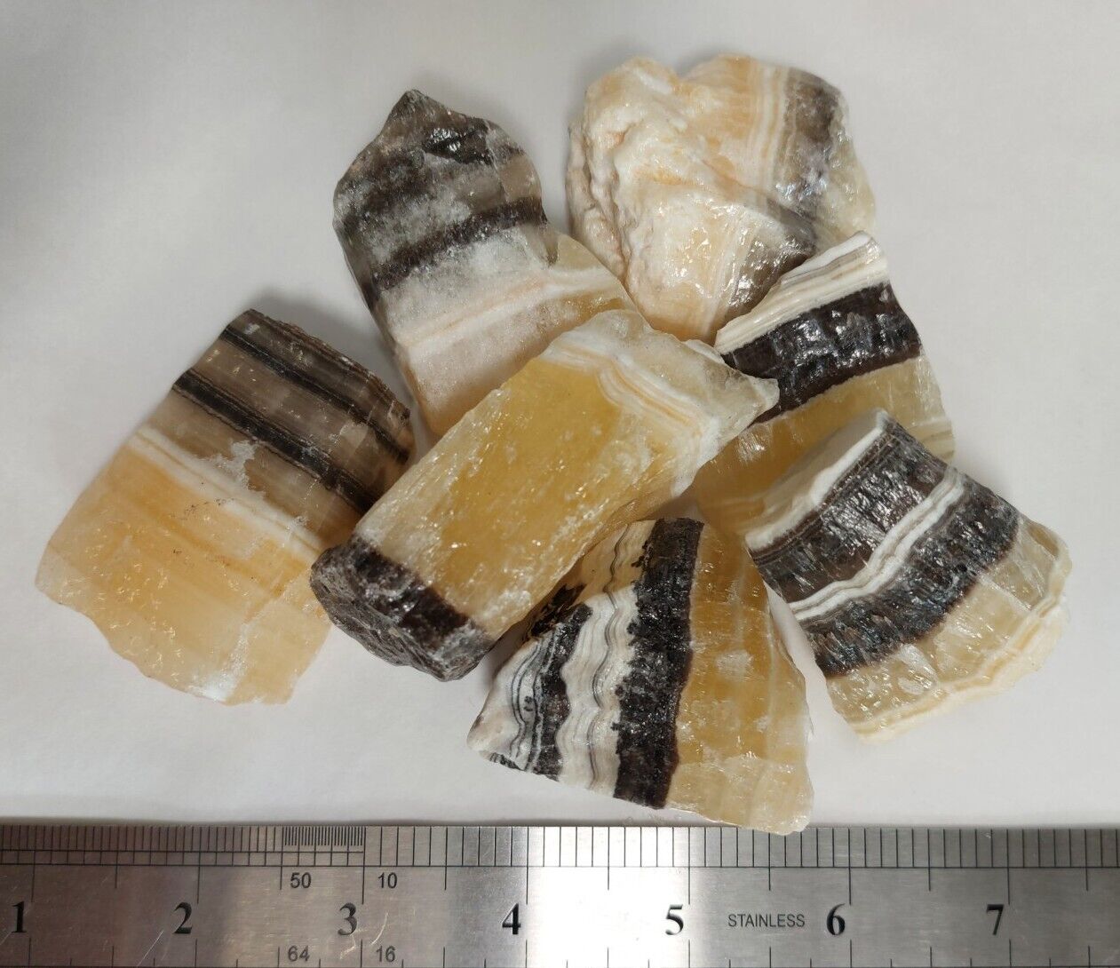 Zebra Onyx Calcite Rough 1lb