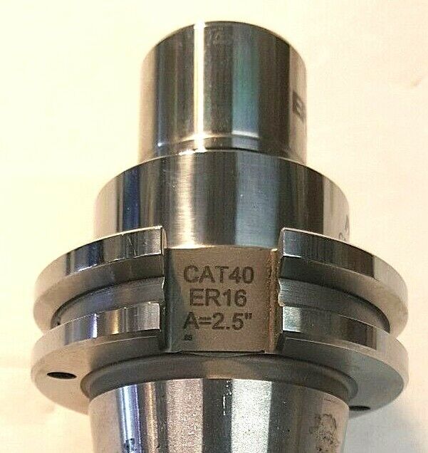PARLEC CAT40  C40BC-16EROS250 EROS PRECISION ERos16COLLET CHUCK, 2.5" Proj. USED