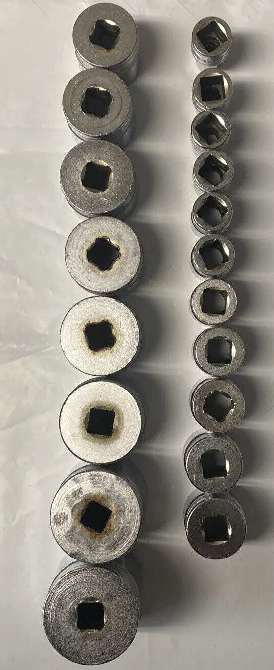 Snap-on 1/2” Drive Socket Set, 12pt, Shallow, 3/8”-1-1/2”.