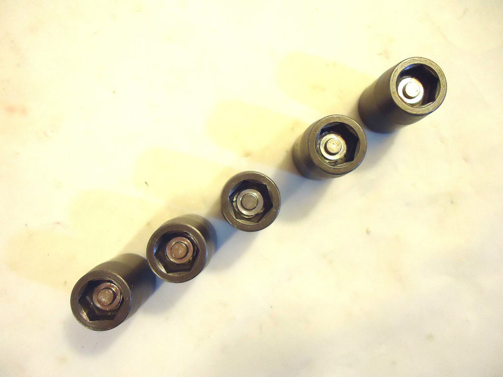Magnetic Sockets, 5 pcs, 3/8” Drive X 11mm Hex, Hanson, USA, #93664, NEW/OTHER.