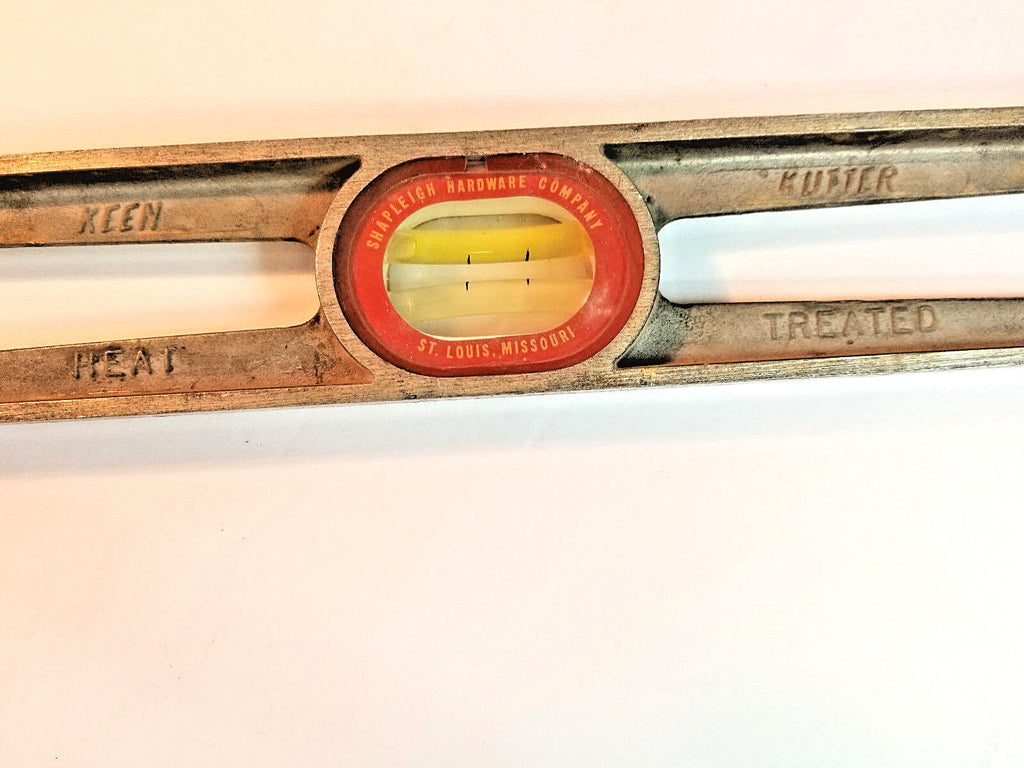 Vintage KEEN KUTTER, SHAPLEIGH HARDWARE COMPANY 28" Aluminum Level, Used