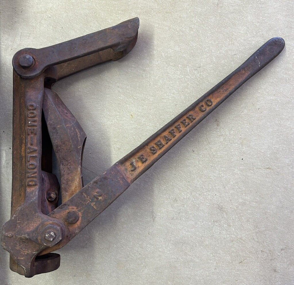 Vintage J.E. Shaffer Co. #2 Chain Come-Along Tulsa,OK.
