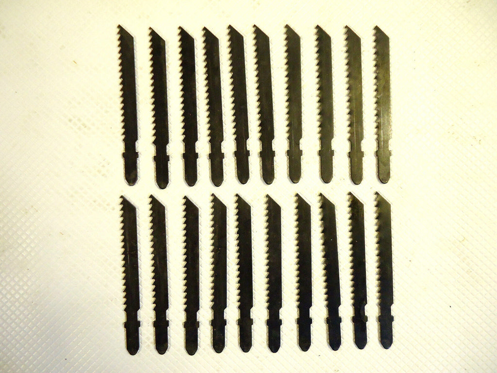 Jig Saw Blades, T Style, Bulk, Unmarked made in the USA, 8 TPI, 20 pcs, 1 Lot.