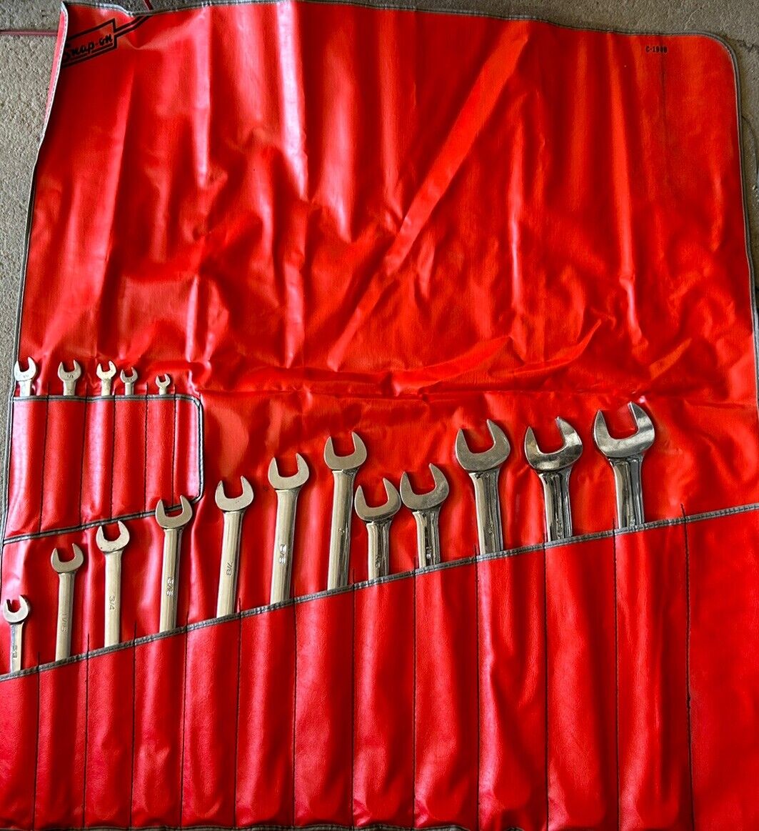 Snap-On 17 Piece Wrench Set (5/16- 1 3/8)
