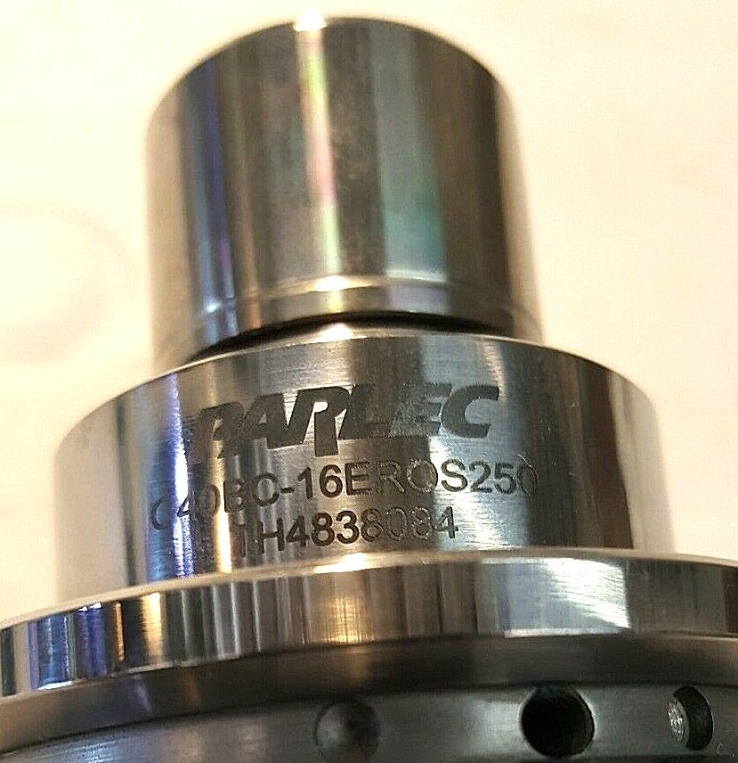 PARLEC CAT40  C40BC-16EROS250 EROS PRECISION ERos16COLLET CHUCK, 2.5" Proj. USED