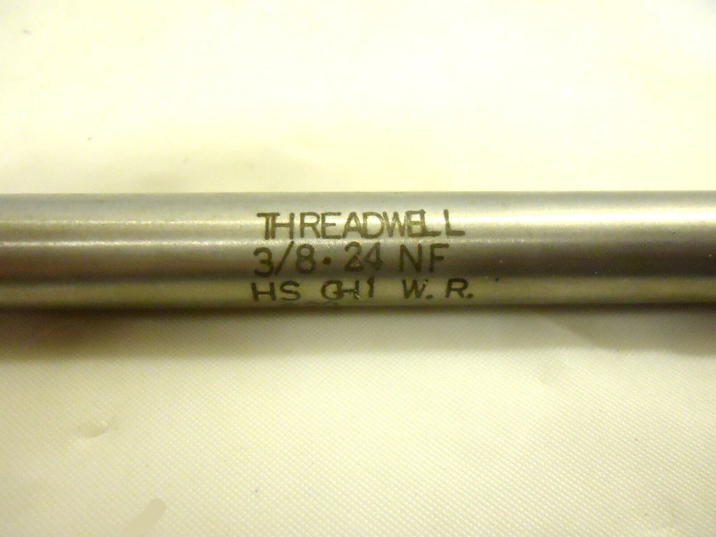 Threadwell TAPS, 1 Lot of 8 pcs, 3/8”-24 NF, 4 ½” OAL, Used.