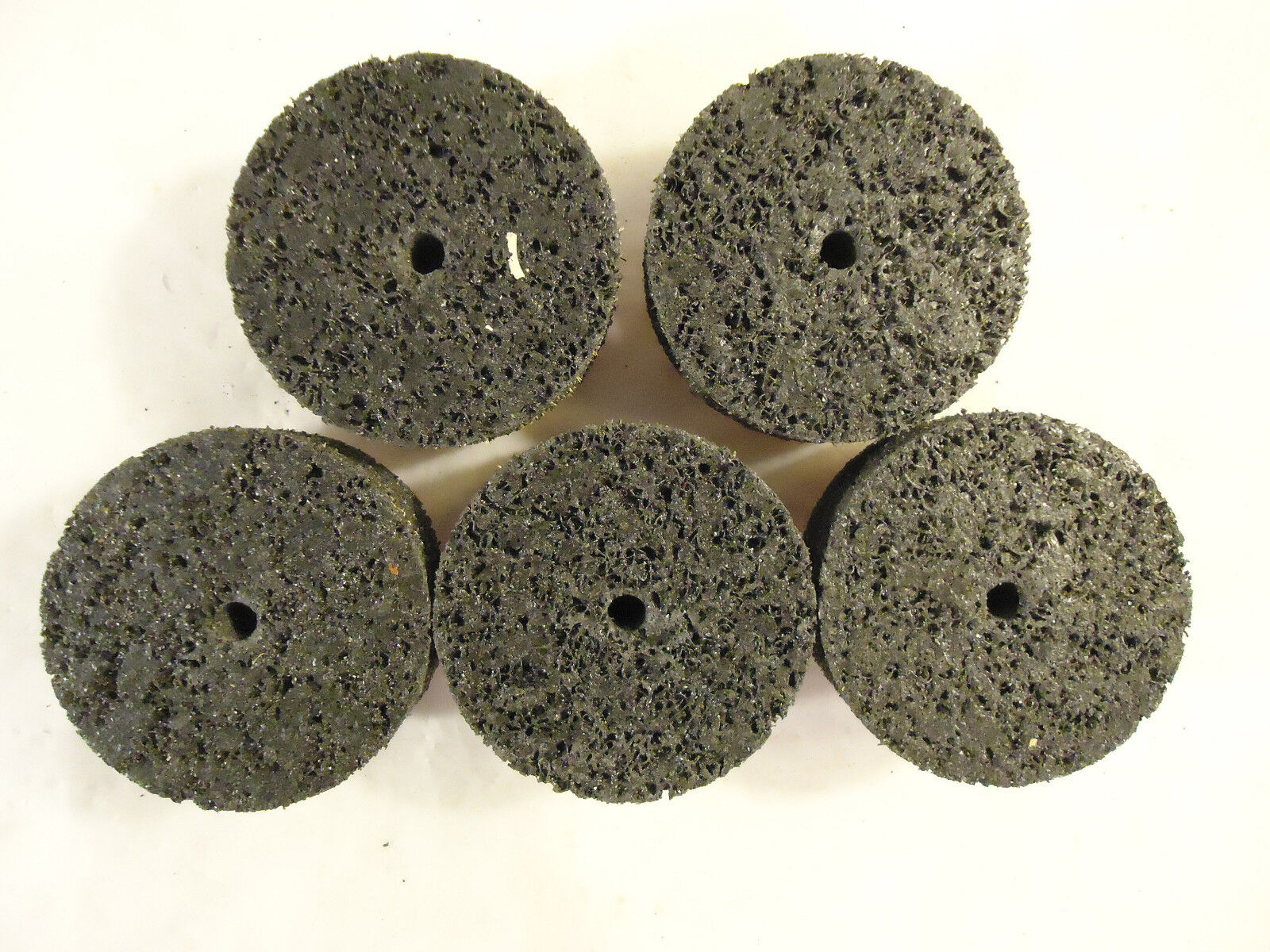 3M Clean 'n Strip Cup Wheel, 5 Pcs., Extra Coarse, 3/8"-24 Thread, New, USA.