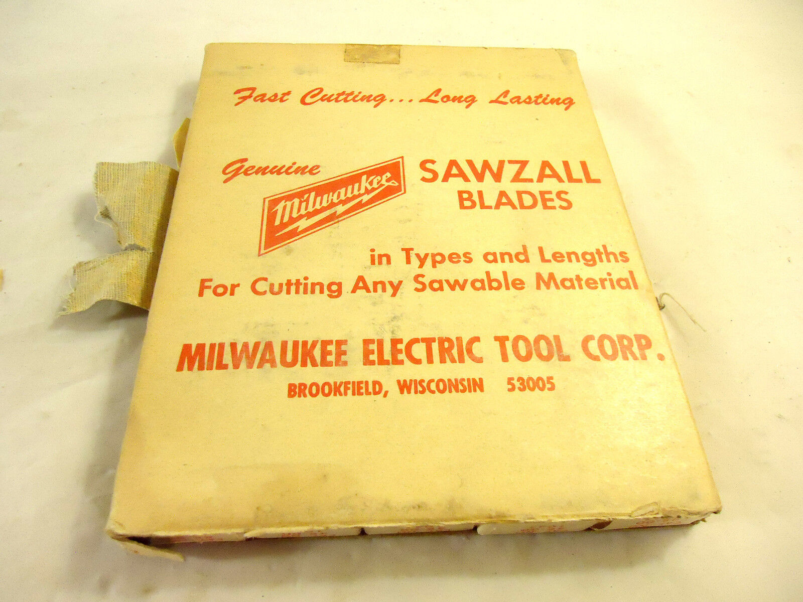 Vintage Milwaukee (METCO) 25 pcs. Sawzall Blades, 48-00-1041, 6" Long 6 TPI, New