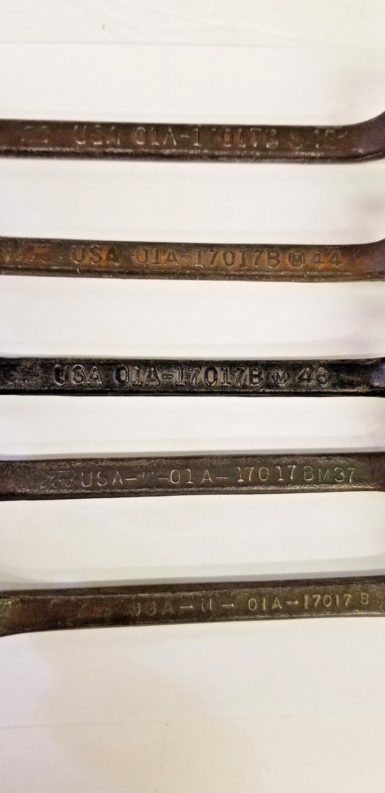 Vintage * Ford * USA Wrenches, 1 Lot, Five Variations 01A – 17017B  Wrenches