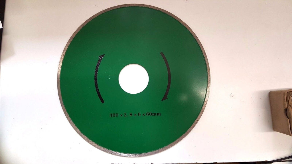 Diamond Blade, Continuous Rim for Bridge Saw, 300mm (approx.12”) x 2.8mm x 60mm
