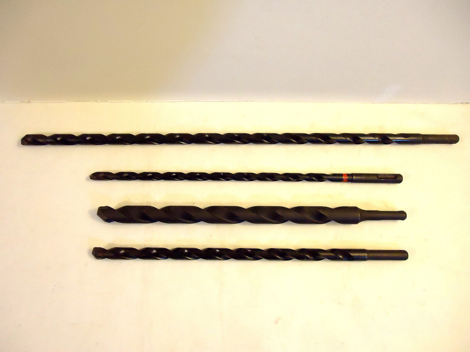 Rotary Hammer Drill Bits, 4 Pieces, 1 Lot, Made in Germany by Steinmax.