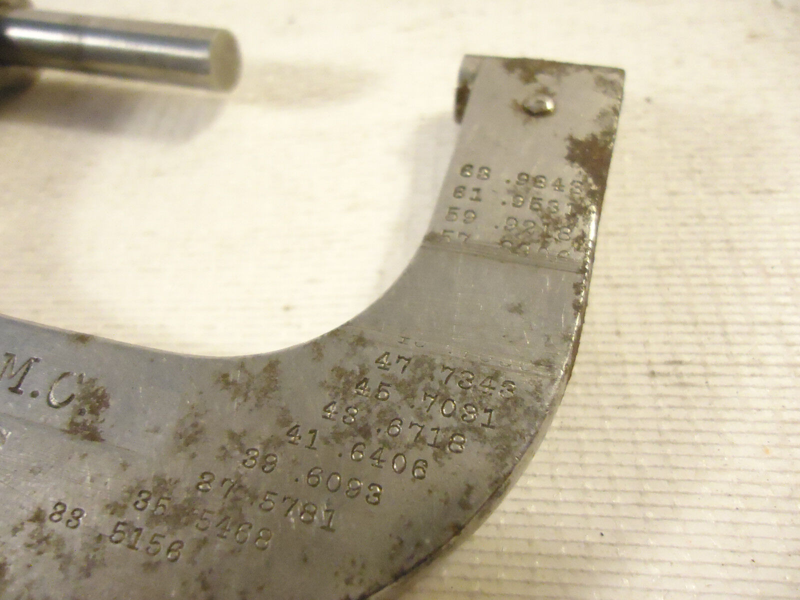 Vintage Brown & Sharpe, #38, 1-2" Outside Micrometer, .001 Graduations, W/Case.