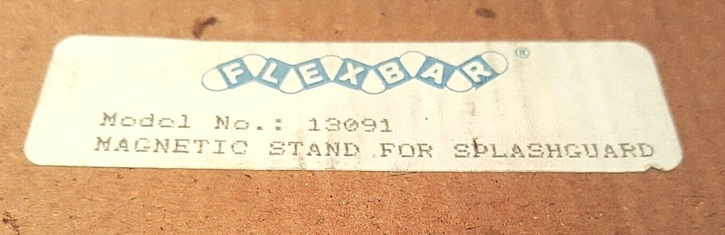 FLEXBAR Model 13091 Magnetic Stand Only For SPLASHGUARD Lexan Machine Shields