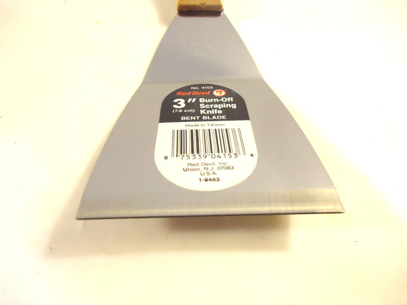 Red Devil # 4153, Bent Scraping Knife, 2 Pieces, New, Free Shipping
