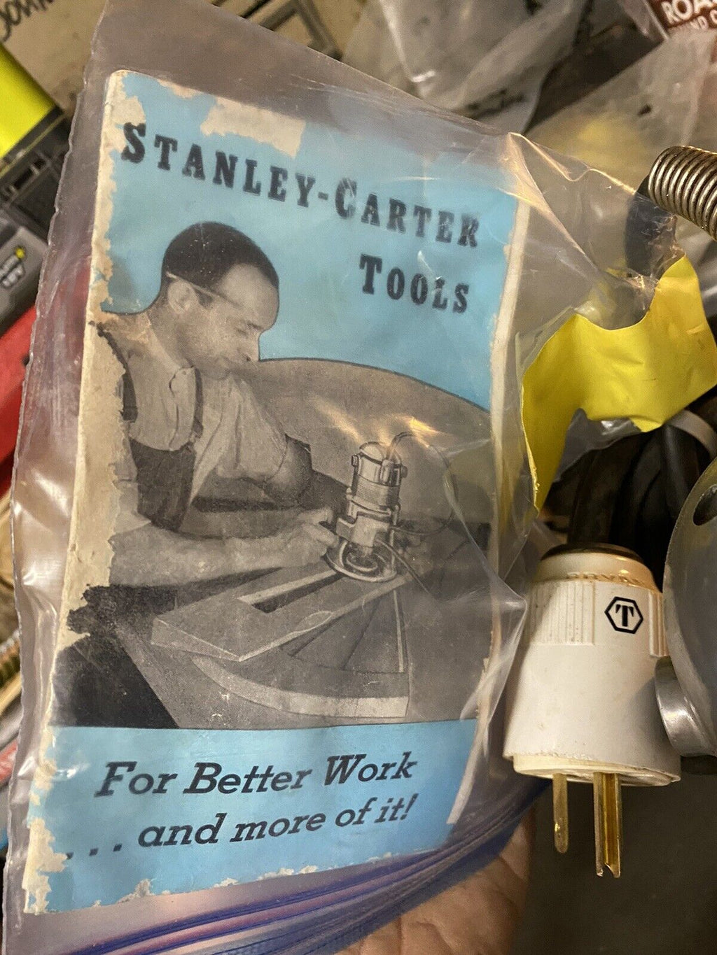 carter stanley trim router, stanley base,generic guide,original papers,FREESHIP!
