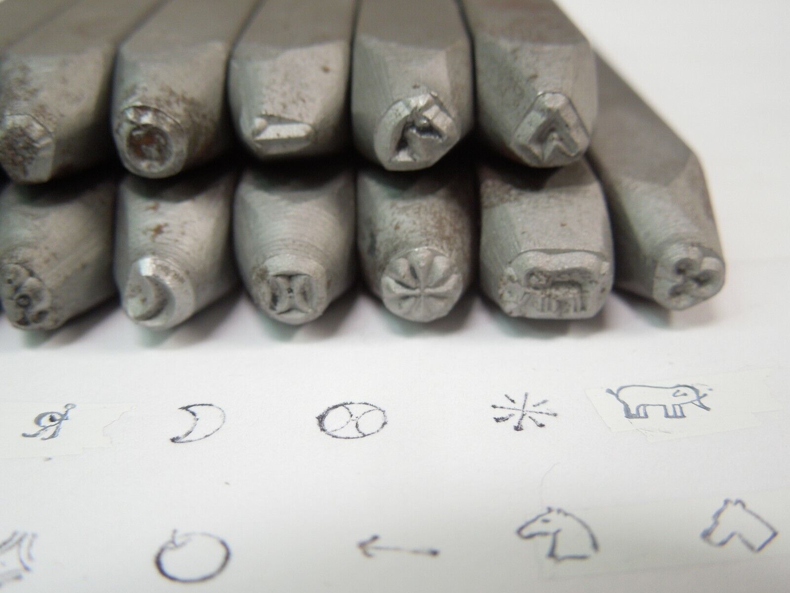 SYMBOL MARKING STAMPS 13pcs. - 3/16", Shop QC, Parts &Tools, Maker Marks, USA