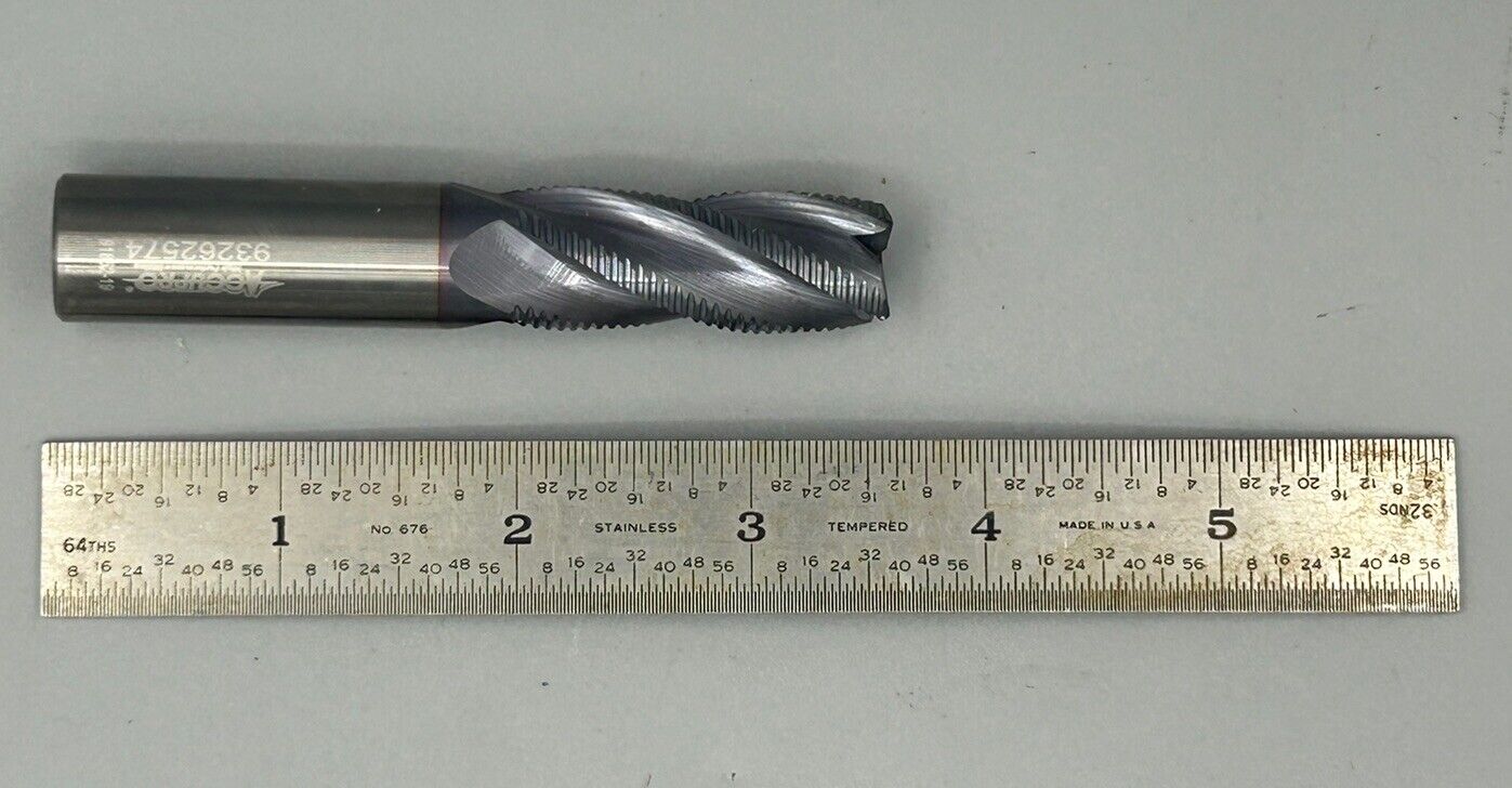 Accupro 5/8”, 4 Flute, Solid Carbide Roughing Endmill