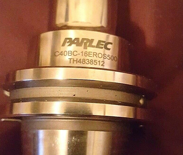 PARLEC CAT40  C40BC-16EROS500 EROS PRECISION ERos16 COLLET CHUCK, 5" Proj, Good