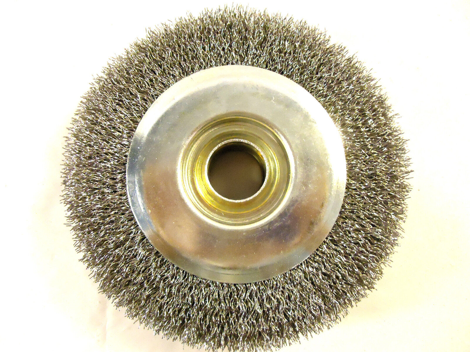 6 "Bench Grinder Wire Wheel, 1" Face / Width, W/5 pr. Bushings, Jet Equip., New.