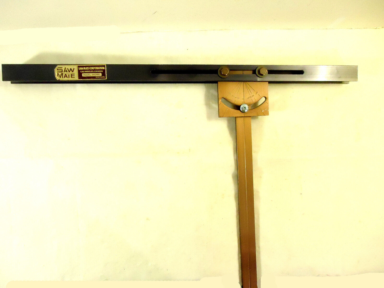 Vintage SAW MATE Model SM2460, Protractor Attachment Only, Used.