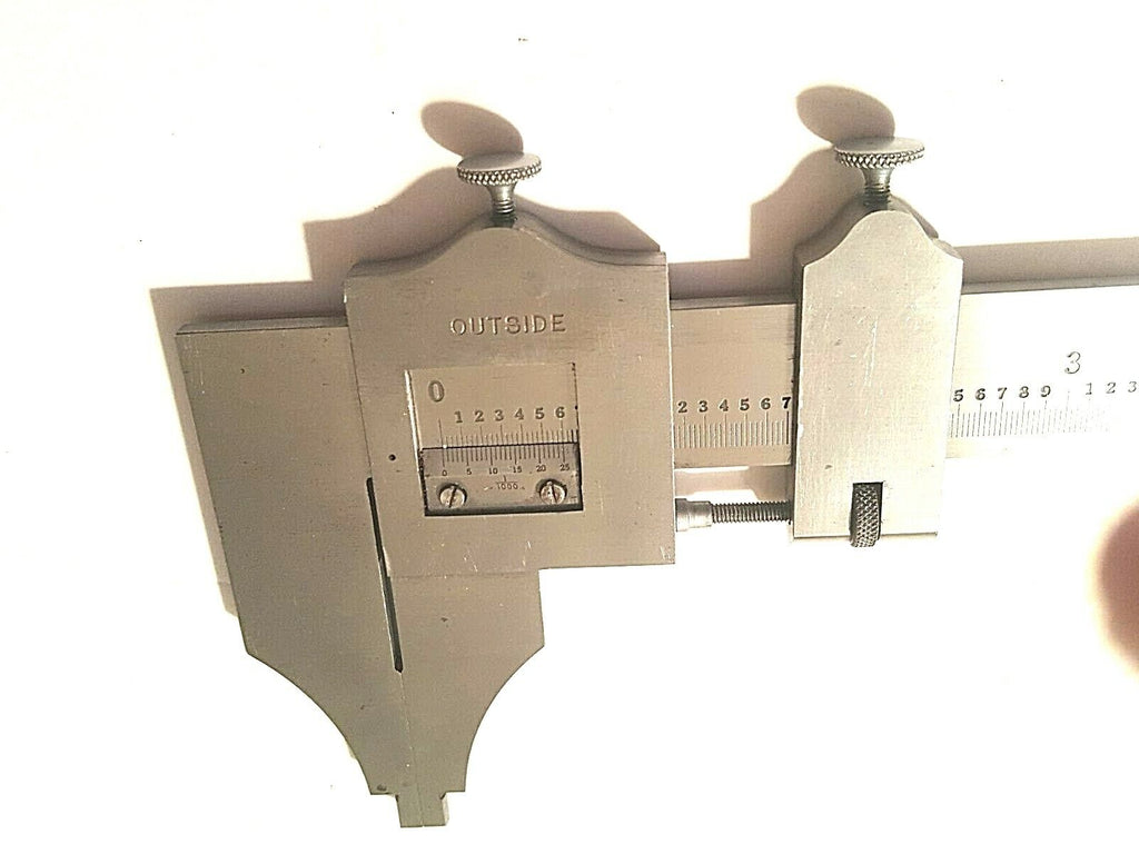 Vintage TUMICO 75-12 Vernier Caliper with Nib Style Jaws, 0-12" Range, .001"