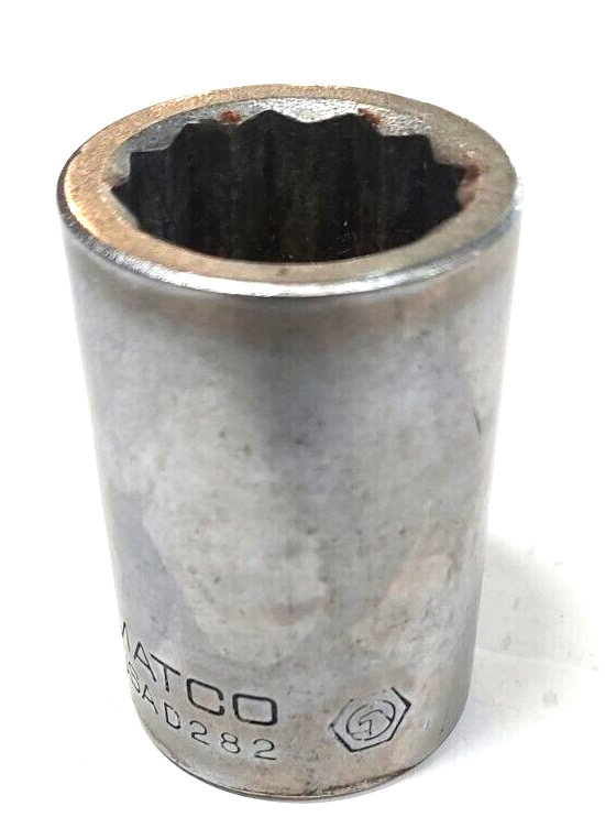 MATCO D282 3/4" Drive Shallow Socket 7/8" - 12 Point Chrome, USA, Used