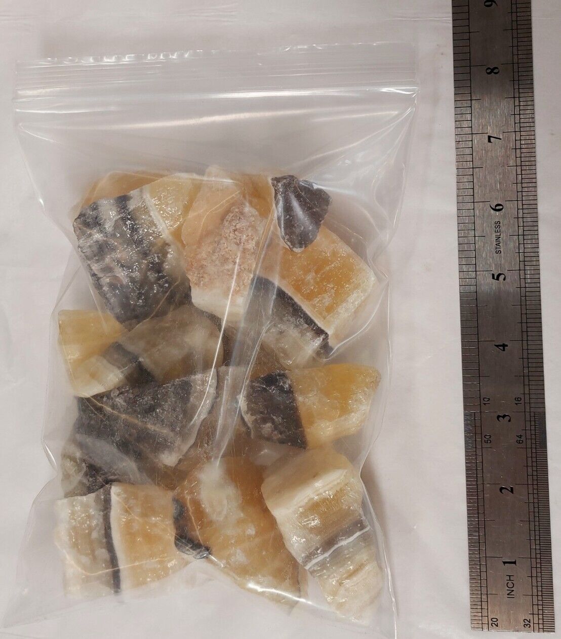 Zebra Onyx Calcite Rough 2lb