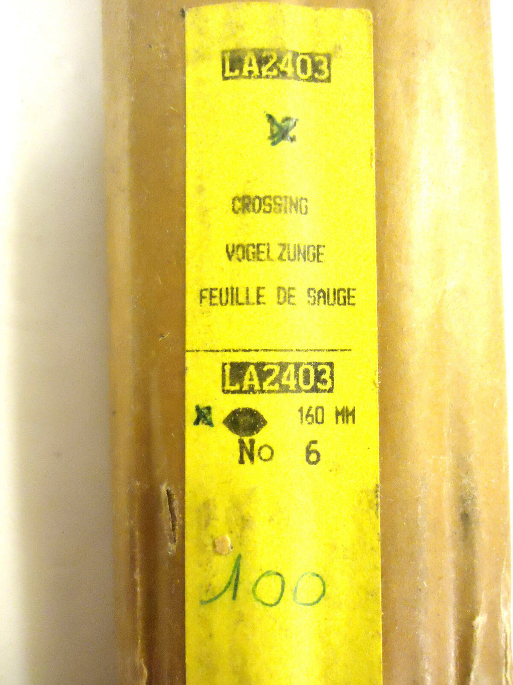 Swiss Made Crossing Needle Files, 100pcs, Cut #6, Switzerland, New.