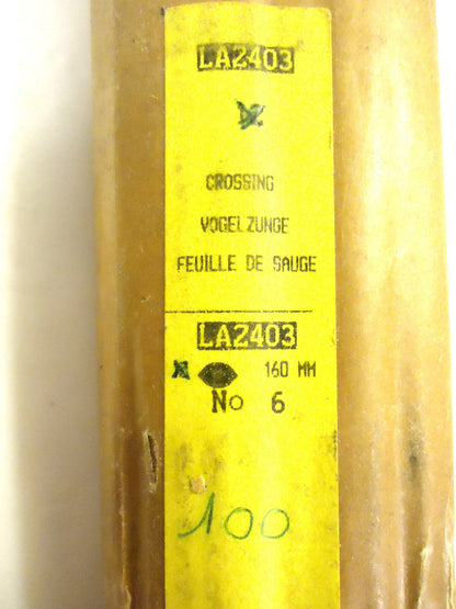 Swiss Made Crossing Needle Files, 100pcs, Cut #6, Switzerland, New.