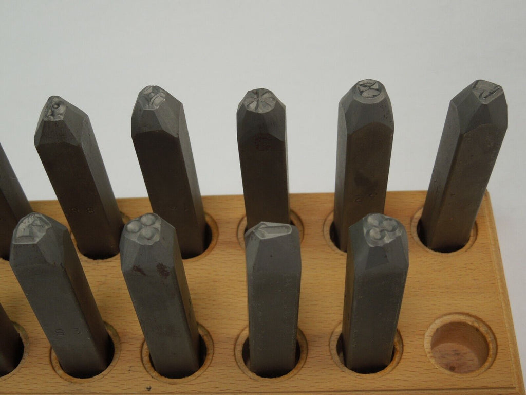 SYMBOL MARKING STAMPS 15pcs. - 5/16", Shop QC, Parts &Tools, Maker Marks, USA