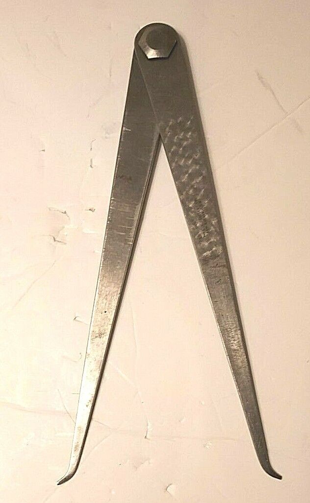 VTG STARRETT Firm Joint Calipers 4pcs.: 10" OD; 10" & 6" ID; 6" Hermaphrodite