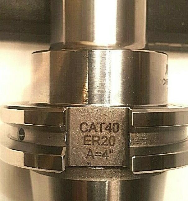 PARLEC CAT40  C40BC-20EROS400 EROS PRECISION ERos20 COLLET CHUCK, 4" Proj. VGC
