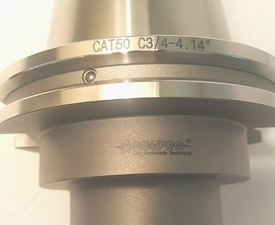 Accupro - High-Performance Milling Chuck - Cat50 Taper Shank, C3/4-4.14" NEW