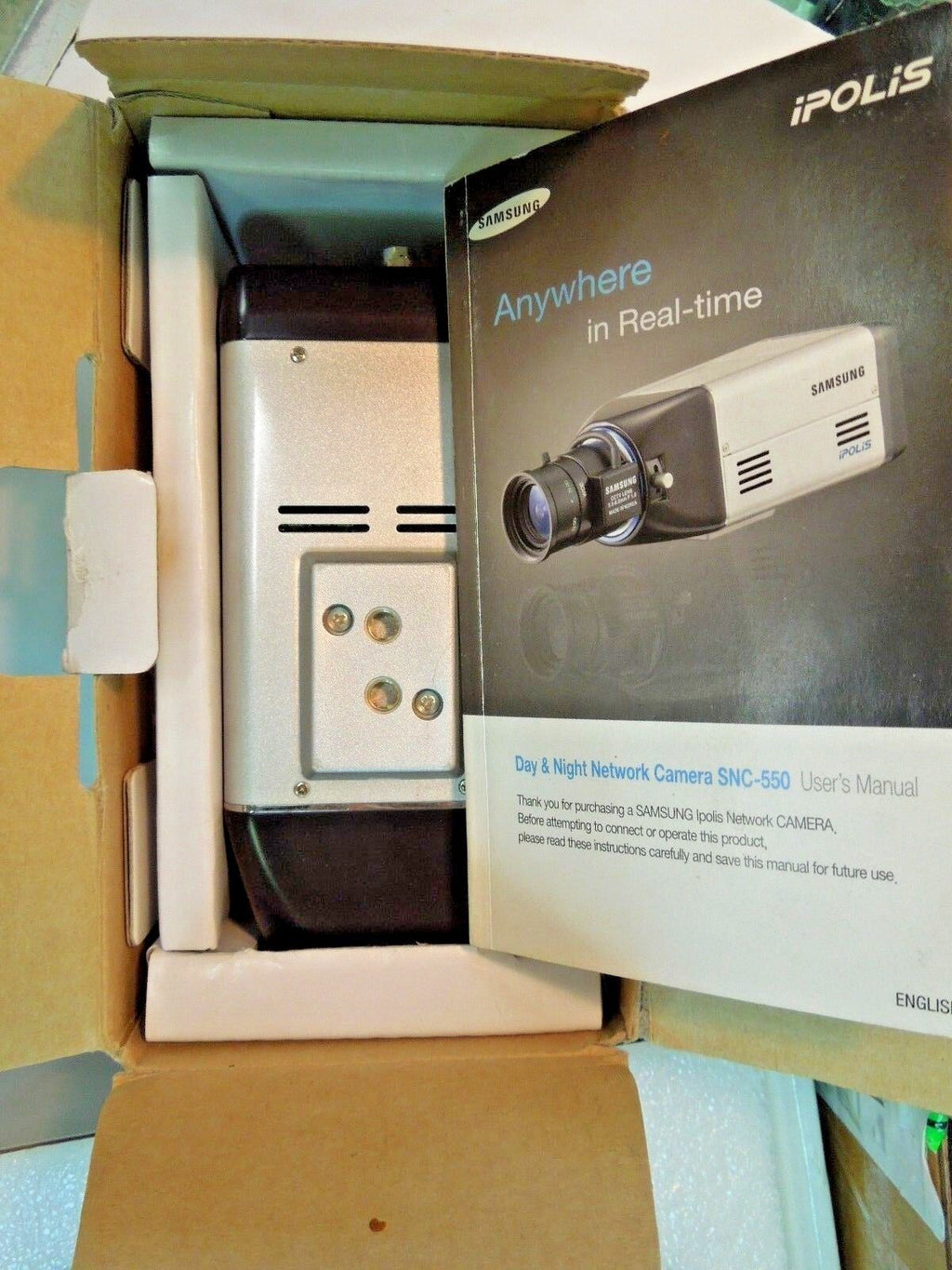 5 Pc LOT- IQeye 751; IP Box Cam 5300; Samsung SNC-550; 2 Pentax 3-8mm CCTV Lens