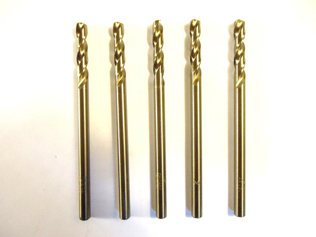 Drill Bits, #2 Cobalt, Chicago Latrobe, 10 Drill Bits, New, Made In The USA