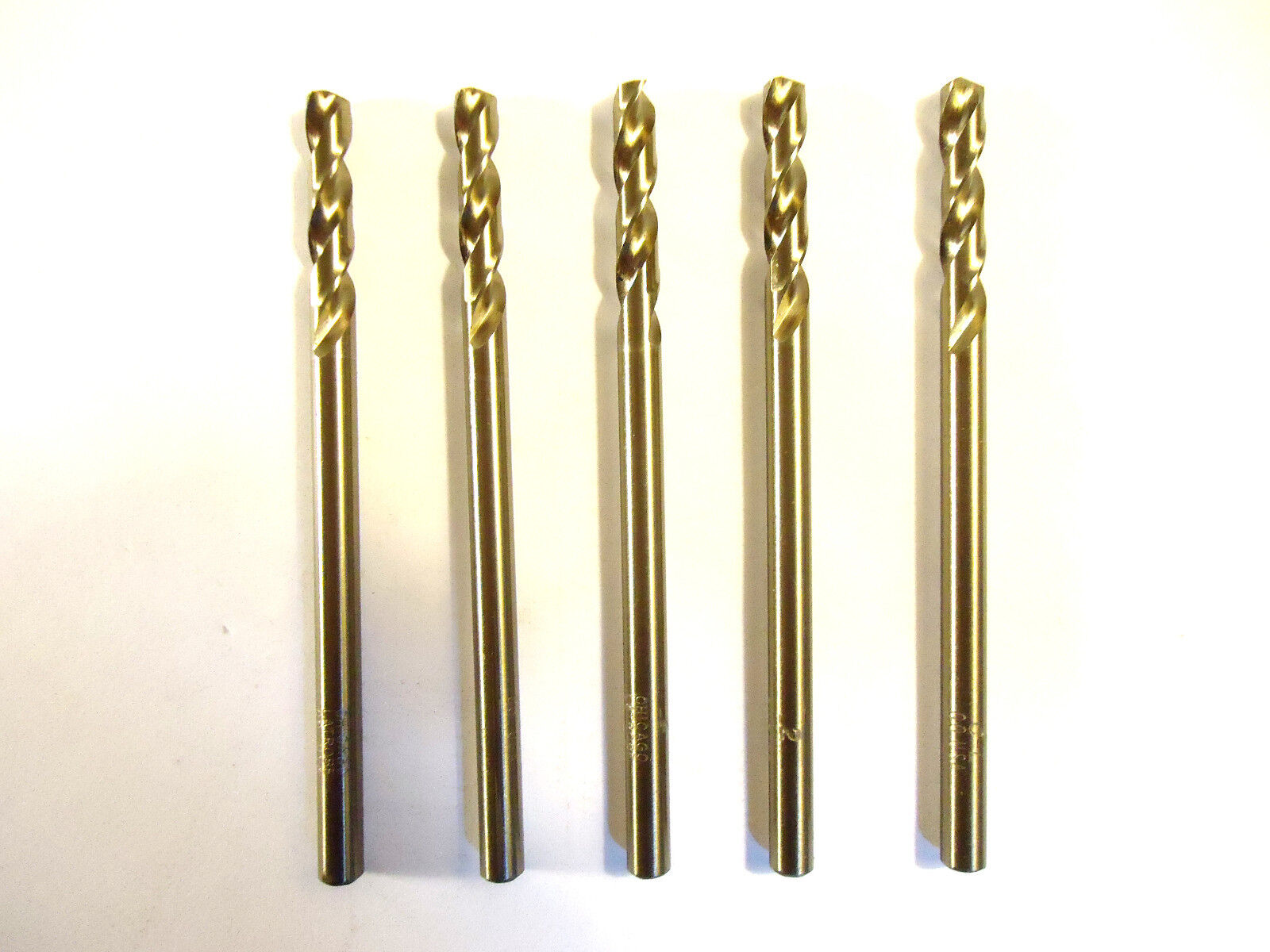 Drill Bits, #2 Cobalt, Chicago Latrobe, 10 Drill Bits, New, Made In The USA