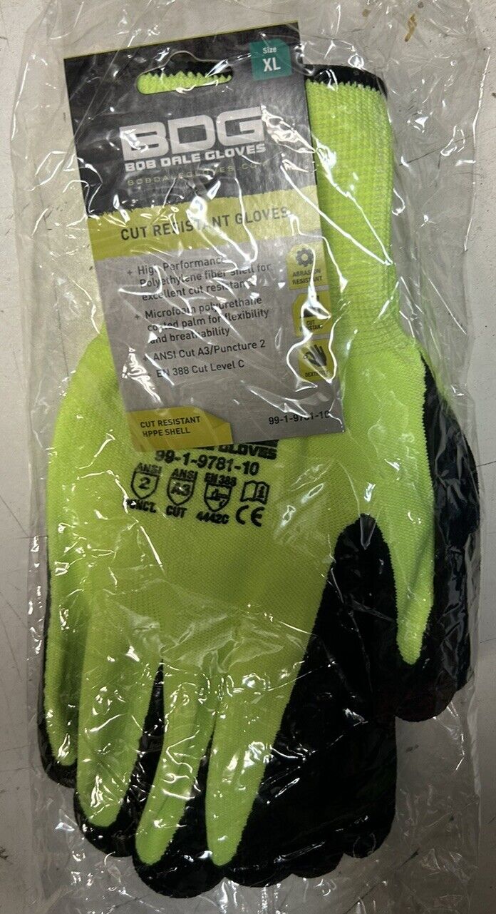BDG Cut Resistant Gloves 1 Pair Size Extra-Large