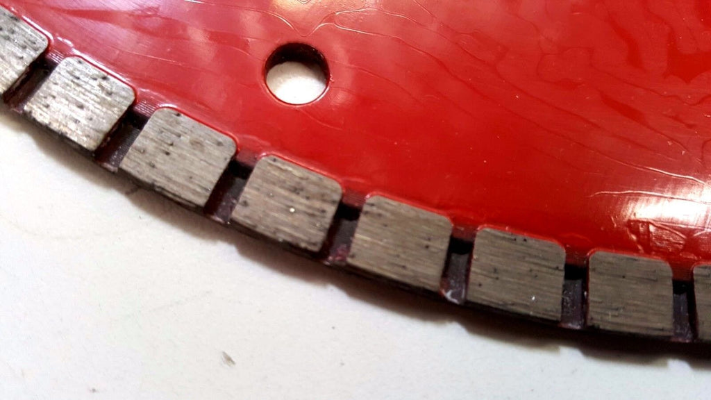 Diamond Cut-Off Blade, Low 3200 RPM, 12" with 1" Arbor Hole, NEW