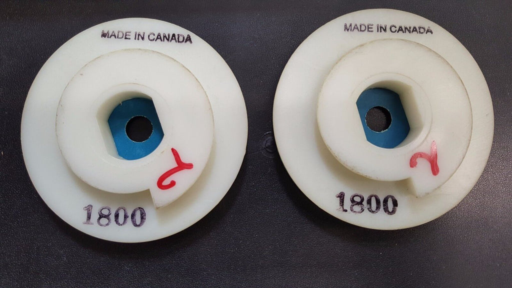 Snail Lock Type Diamond Polishing Discs, 1800 Grit, 2 Pieces, Canada