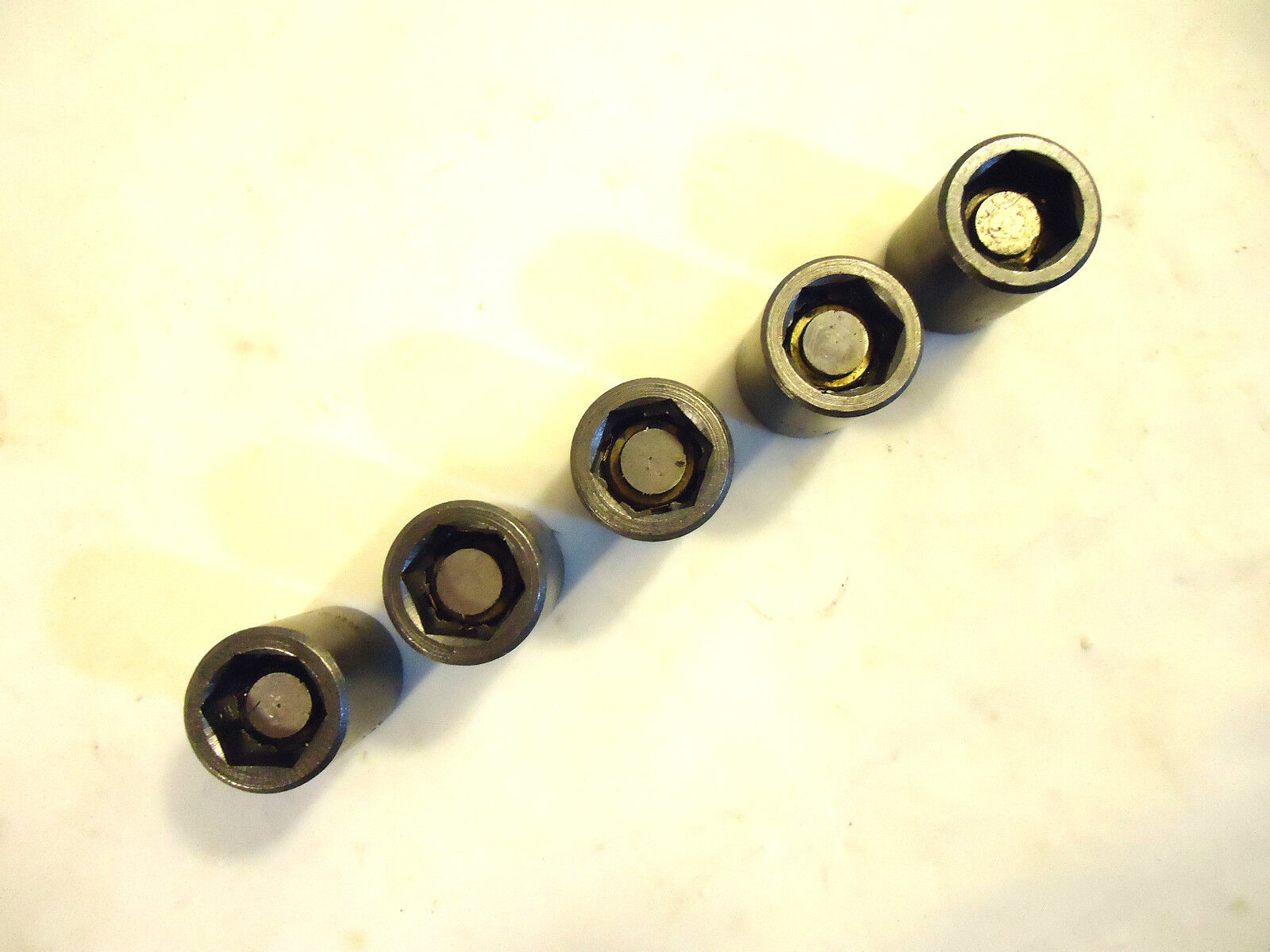 Magnetic Sockets, 5 pcs, 3/8” Drive X 13mm Hex, Hanson, USA, #62116, NEW/OTHER.