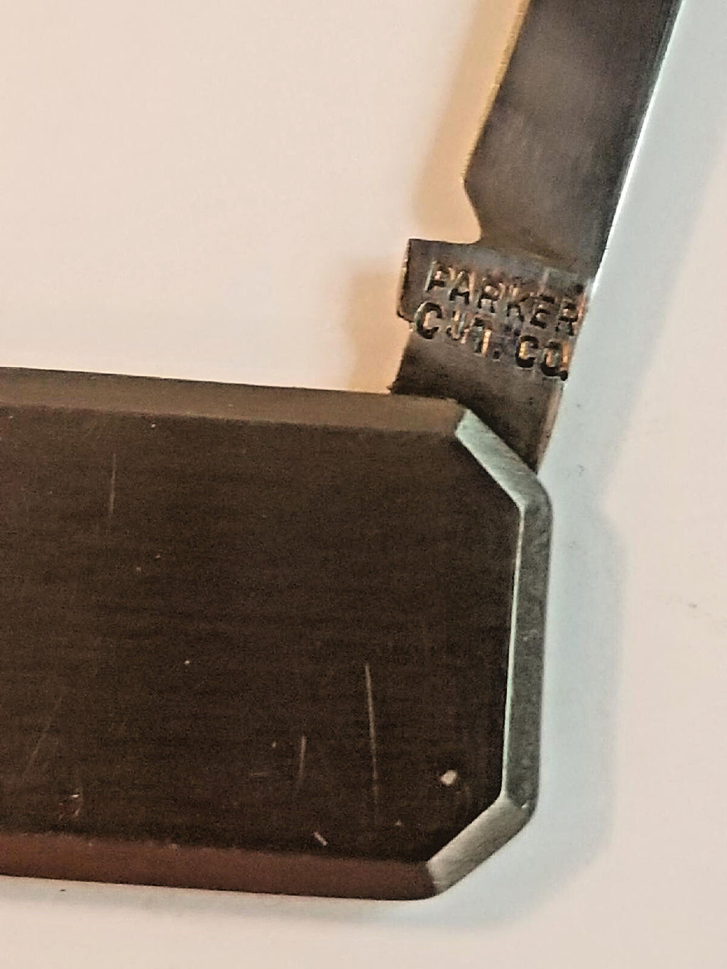 Vintage Parker Pocket Knife With Blade & Stainless Steel File, New/Other, Japan