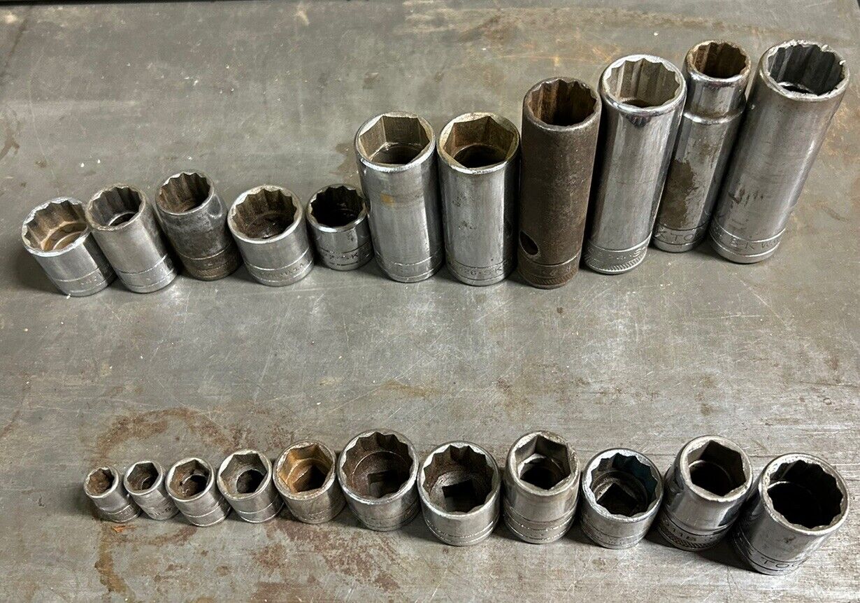 22 piece lot of SK USA Sockets