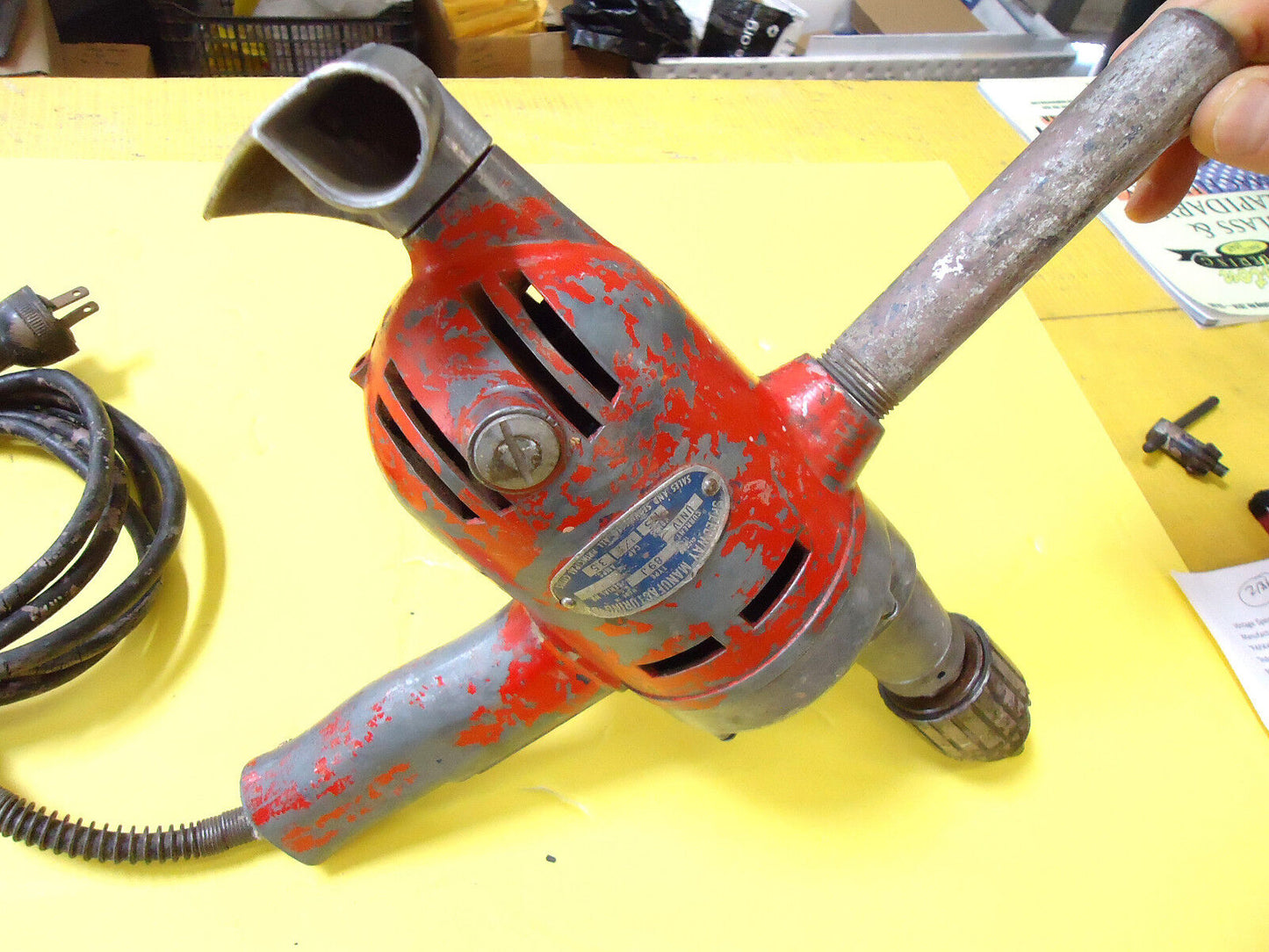 Vintage Speedway Manufacturing Electric Drill Type 89J, Used